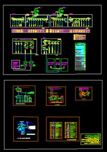 دانلود نقشه اتوکد نمونه تابلو برق با ژنراتور و ups